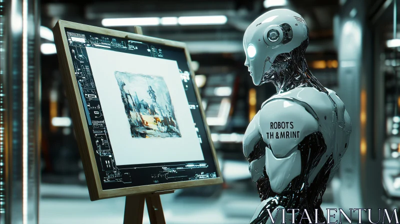 AI ART AI Robot and Artwork