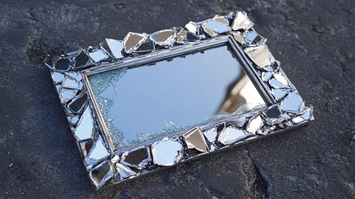 Shattered Mirror: An Abstract Reflection