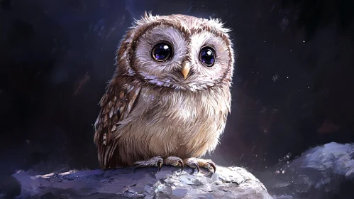 Mysterious Nocturnal Owl