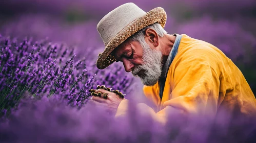 Bees and Lavender Serenity