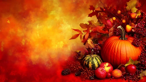 Fall's Bounty: A Thanksgiving Arrangement