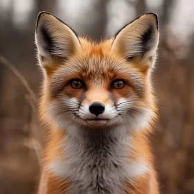 Charming Fox Face