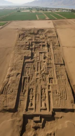 Exploring the Enigmatic Aztec Temples in the Sand | Aerial Photography
