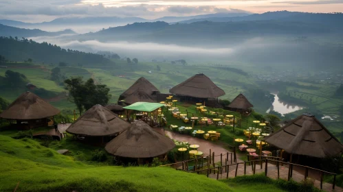 Serene Tented Lodge on Top of the Hills | Congo Art | National Geographic