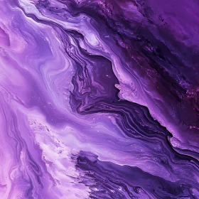 Hypnotic Purple Swirls in Abstract Art