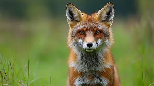 Red Fox Gaze: A Wildlife Portrait