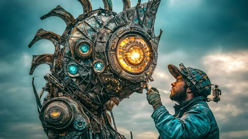 Welding a Cyborg - A Fusion of Man and Machine