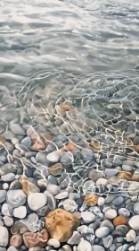 Light Refraction on Water and Pebbles