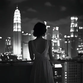 Monochrome Night View