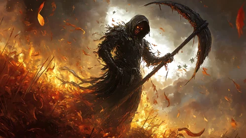 Grim Reaper in a Burning World