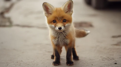 Charming Fox Cub Image