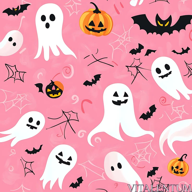 AI ART Spooky Cute Halloween Design