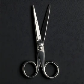 Sharp Steel Scissors Art Still Life