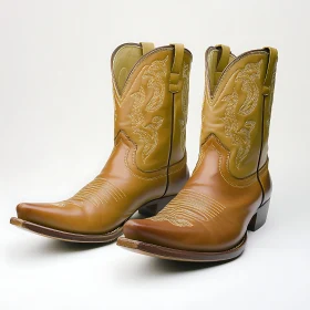 Classic Western Cowboy Boots Still Life