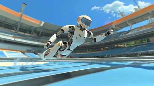 Futuristic Robot Sports