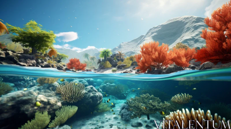 Discover the Enchanting World of the Ocean in Virtual Reality AI Image