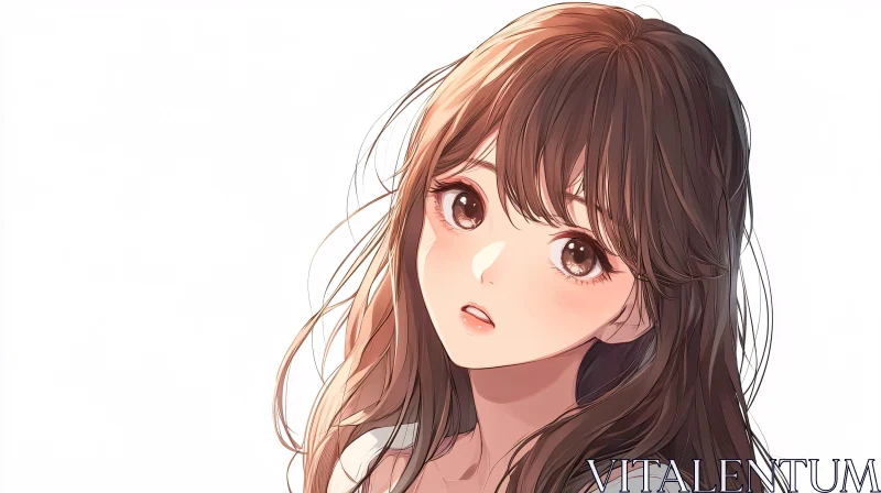 AI ART Charming Anime Style Portrait