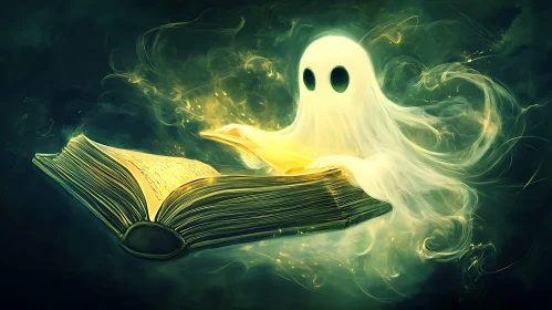 Ethereal Reader: Ghost and the Glowing Book