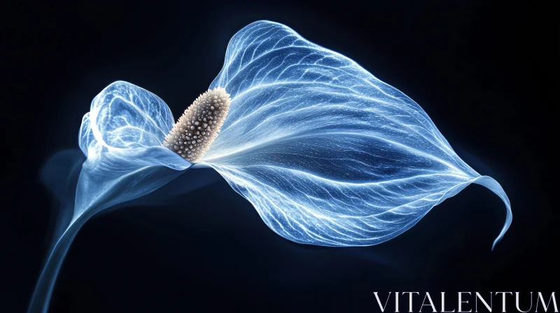 Radiant Translucent Petal Flower
