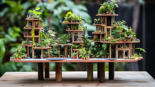 Whimsical Miniature Garden Architecture