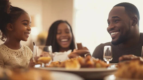 Family Mealtime Happiness