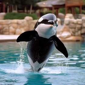 Orca Leaping from the Water