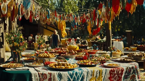 Culinary Abundance: A Festive Gathering