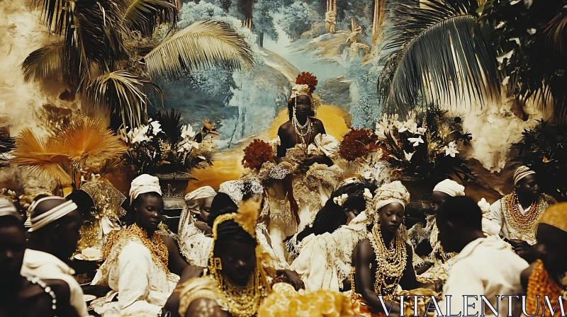 Ornate Ceremony with Traditional Garb