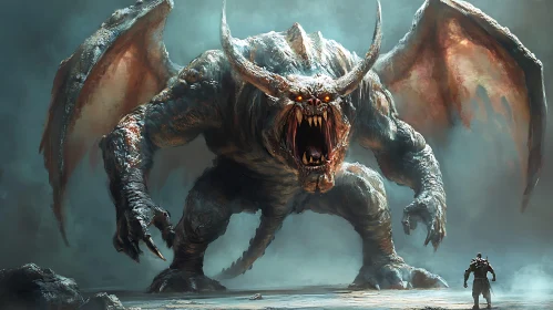 Epic Battle: Demon vs Warrior
