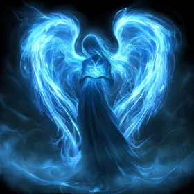 Glowing Angel: A Vision of Ethereal Beauty