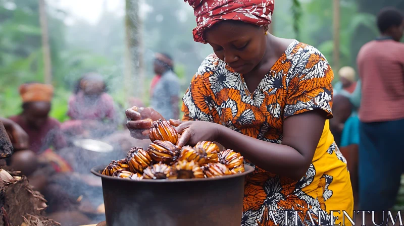 Community Cooking with Oil Palm Fruits