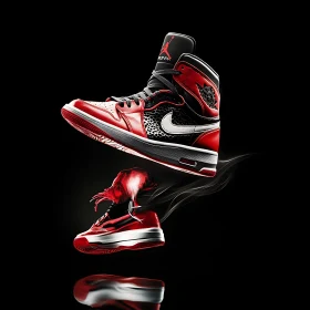 Floating Sneakers Art