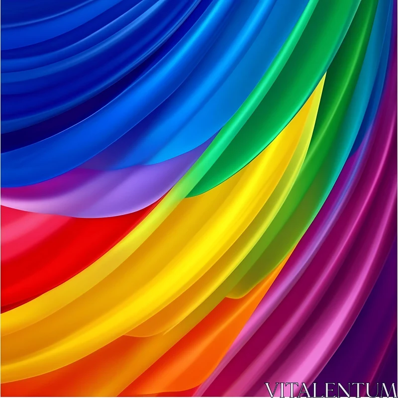 Colorful Abstract Wave Background