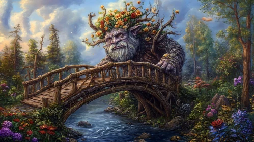 Floral Crowned Troll Guardian