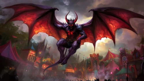 Winged Demon at the Carnival