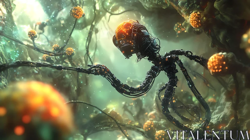 Cyborg Octopus in a Technologically Advanced World
