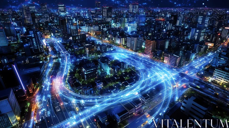 Urban Night Scene
