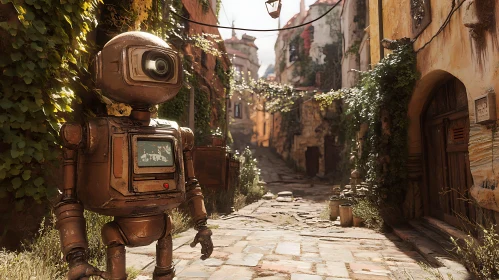 Old Robot in the Old Town