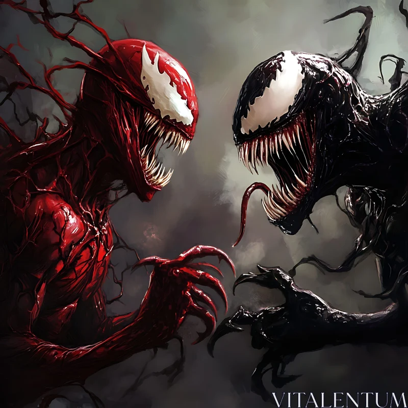 Symbiote Showdown: A Clash of Titans