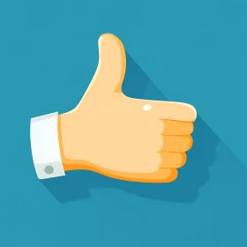 Positive Feedback Hand Gesture Art