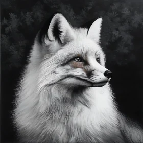 Fox in Shades of Gray