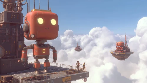 Floating Robots in Cloudy Skies