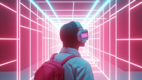 VR Immersion: A Neon-Lit Experience