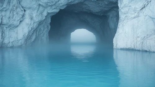 Mystical Blue Water Cave