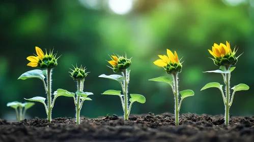 Progressive Sunflower Bloom