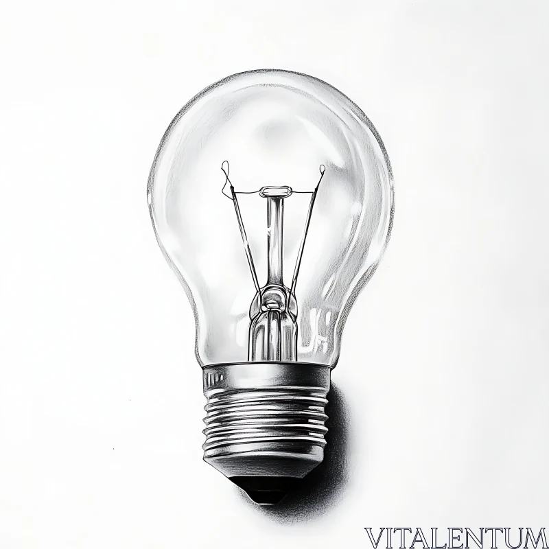 AI ART Light Bulb - Symbol of Innovation