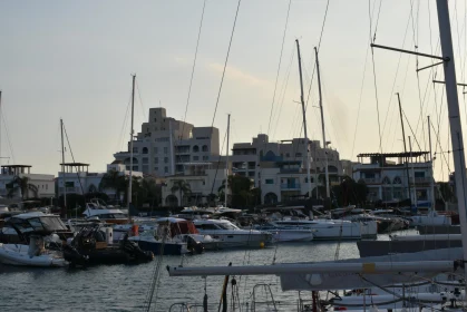 Limassol Marina at Dusk