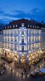 Twilight Scene: Grand Hotel in Prague | Baroque-inspired Lighting