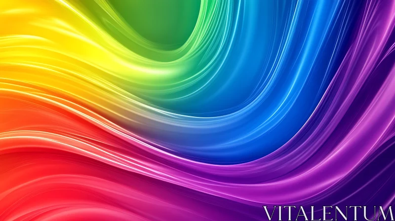 AI ART Gradient Spectrum in Motion