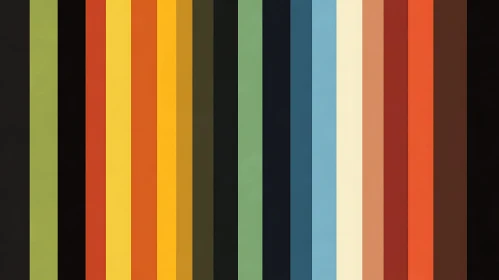 Vertical Colourful Stripes Abstract Pattern